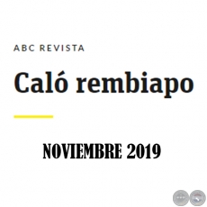 Caló Rembiapo - ABC Revista - Noviembre 2019
